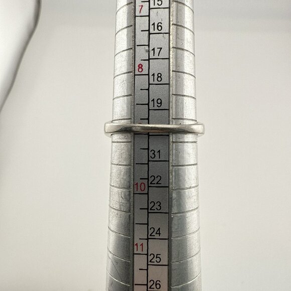 Chuck Clemency Sterling Silver Ring Black Gemstone Cabochon STS 9 QVC Spinel - Picture 13 of 13